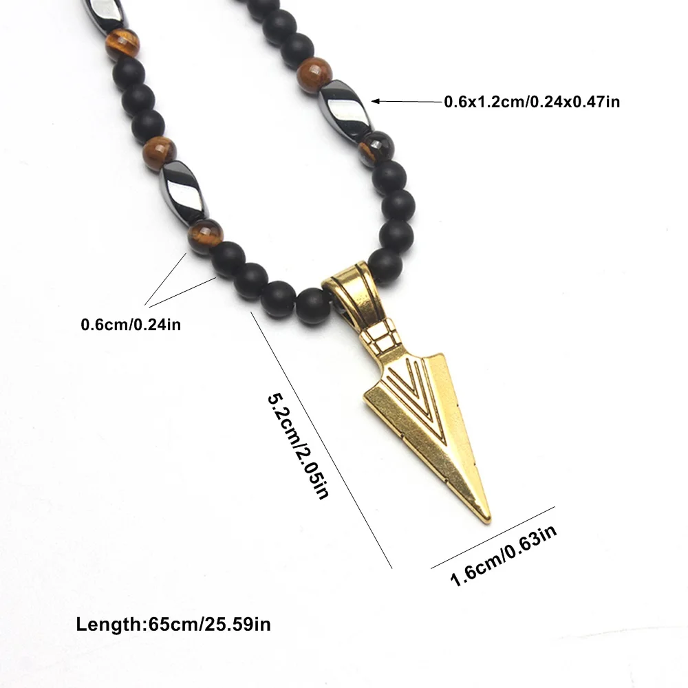 Модное 6 мм матовое черное ожерелье с круглыми бусинами для мужчин ювелирные