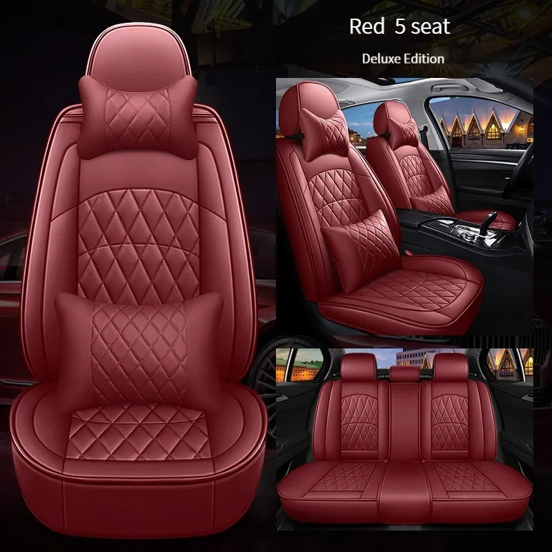 

WZBWZX Leather Car Seat Cover for Kia All Models rio sportage cerato k2 k3 k4 k5 carnival car accessories Car-Styling