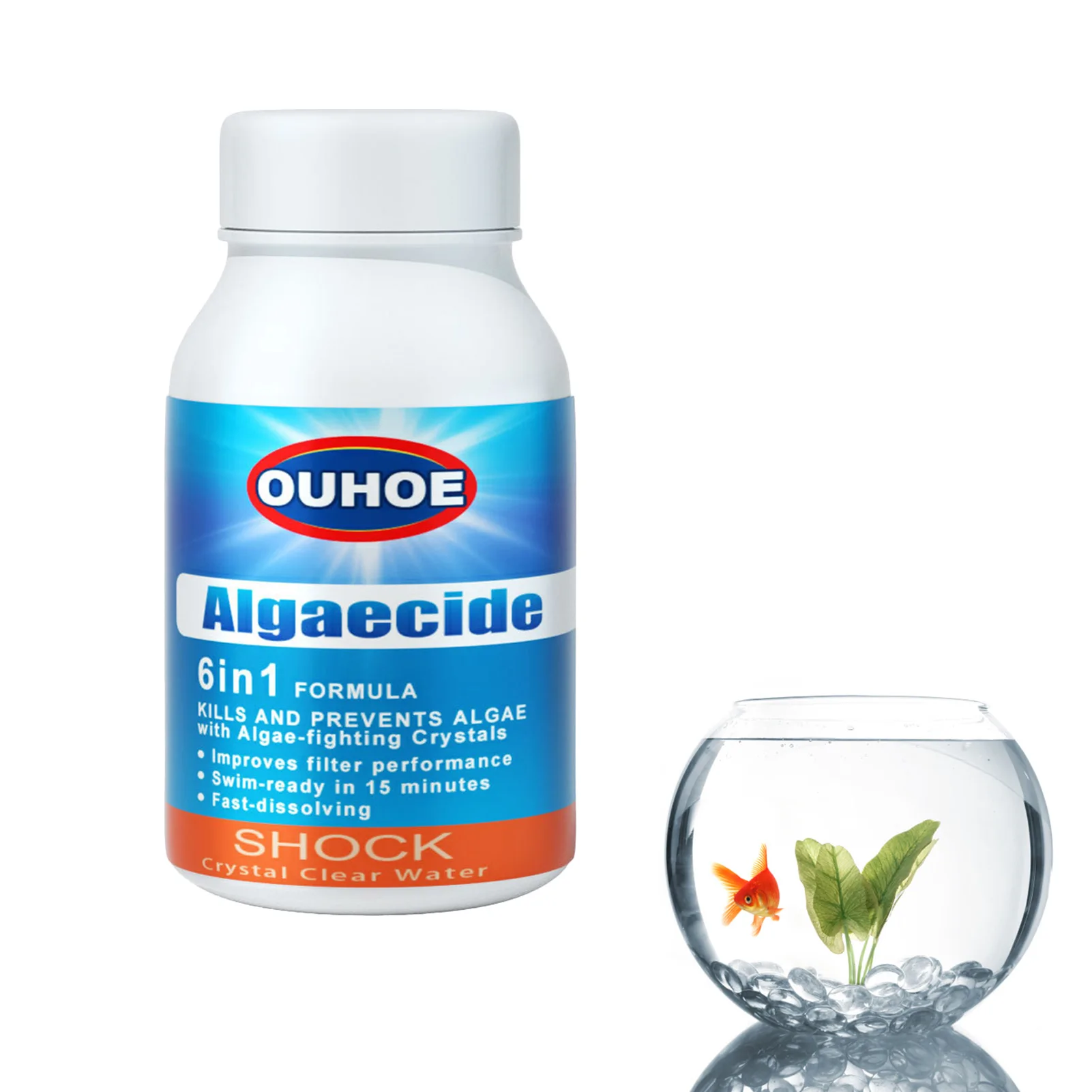 

Algae Removal Tablets Water Purification Pool Algae Remover Easy To Clean Water Purification Tablets Improve Fish Lifespan