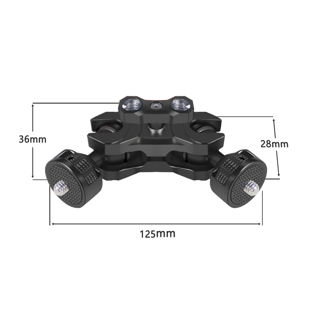 1/4 &quot20 мм двойная шаровая головка Magic Arm 3/8&quot ARRI установочный штифт шаровой