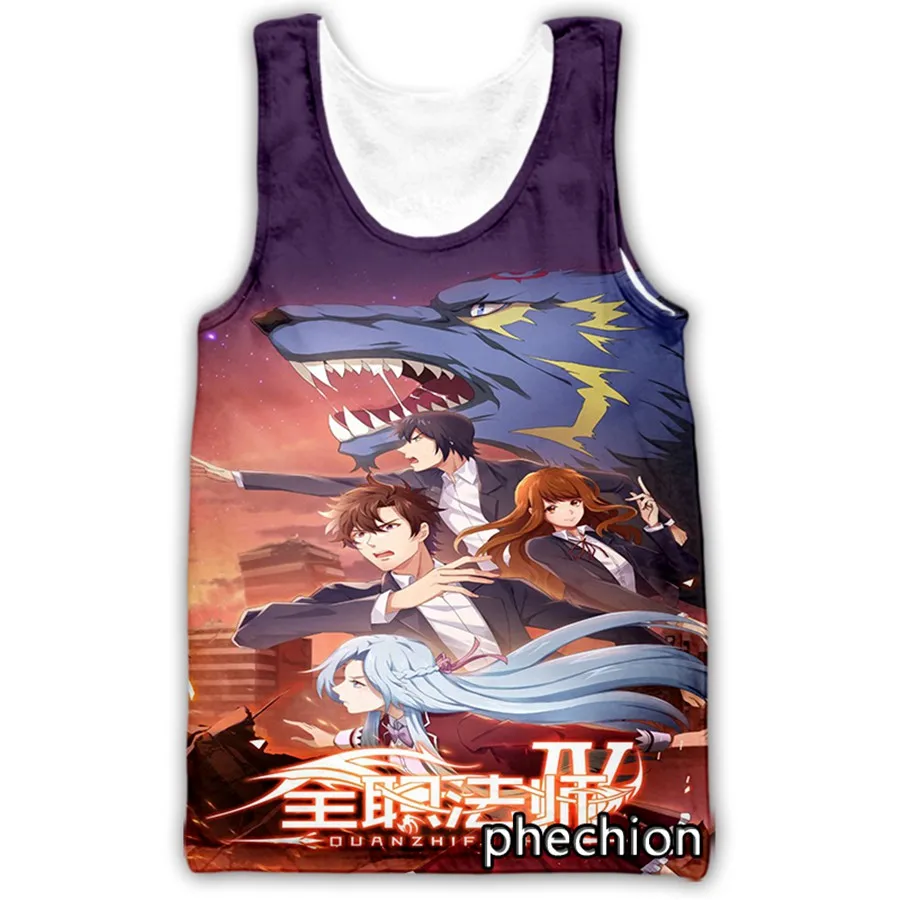 

Модная Мужская/Женская безрукавка Phechion с 3D рисунком, уличная одежда, свободные топы A193