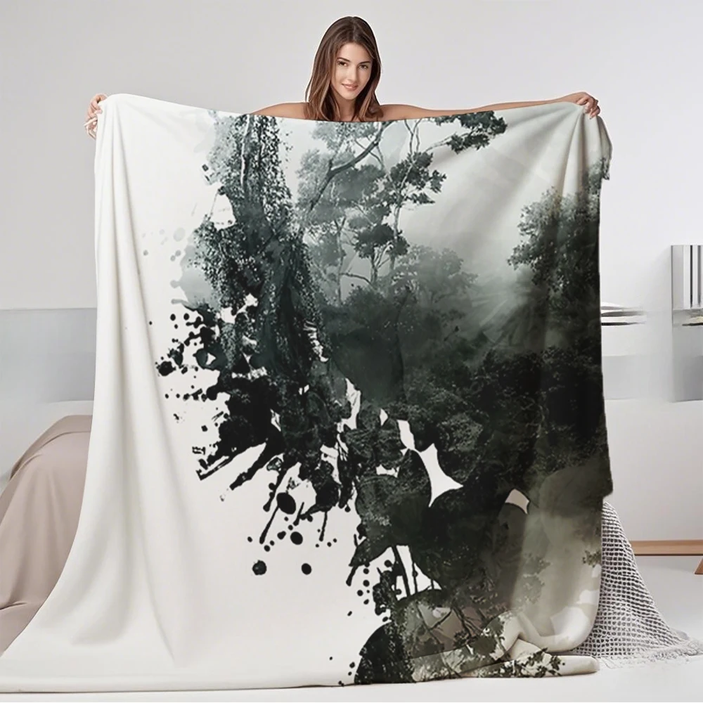 Рустикальный флис Череп-метаморфоз-одеяла и пледы мягкий тонкий модный простой