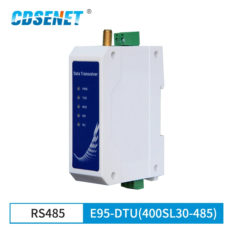 

Беспроводная станция передачи данных, E95-DTU(400SL30-485), Din-рейка, LoRa, с широким спектром, 433 МГц, 30 дБм, SMA-K, RS485, RF интерфейс