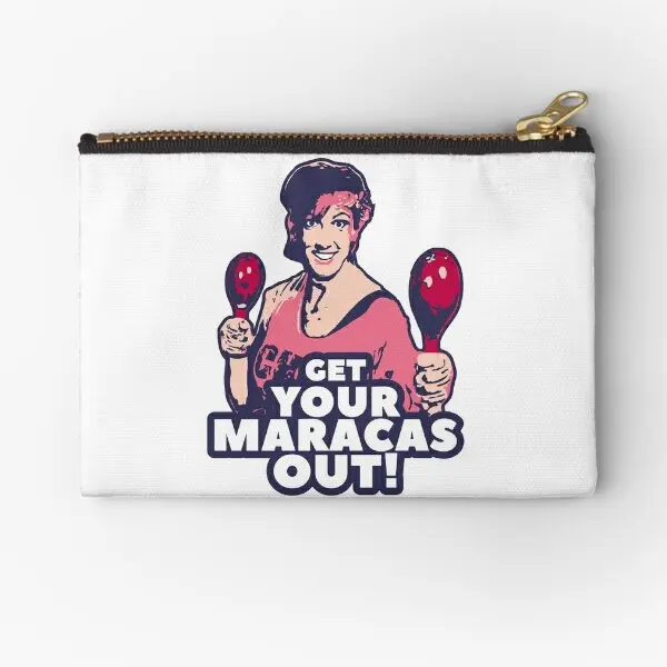 

Miranda Hart Get Your Maracas Out Quo Zipper Pouches Key Wallet Women Small Bag Cosmetic Panties Underwear Packaging Men Pure