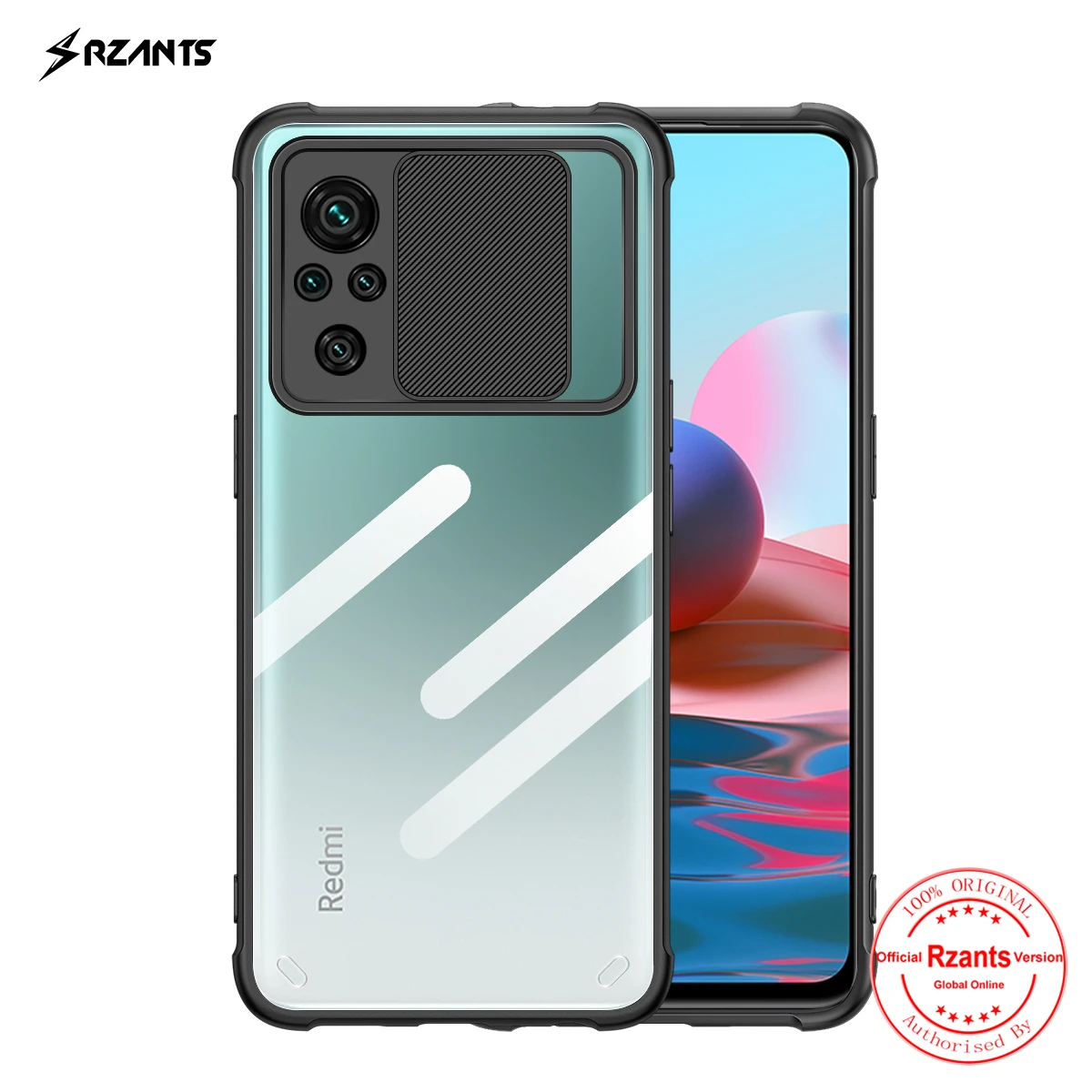 

Rzants For Xiaomi Redmi Note 10 10S 4G Redmi Note 10 11 Pro Max 5G Case [Lens Protection] Slim Crystal Clear Cover Soft Casing