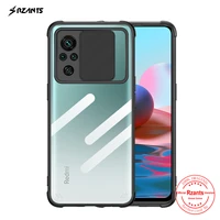 rzants for xiaomi redmi note 10 10s 4g redmi note 10 11 pro max 5g case lens protection slim crystal clear cover soft casing