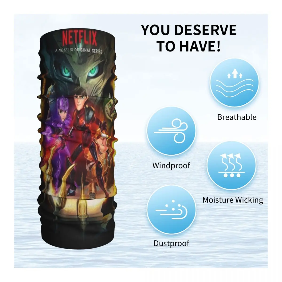 Trollhunter 4 велосипедная бандана маска для лица шарф спортивный занятий спортом на