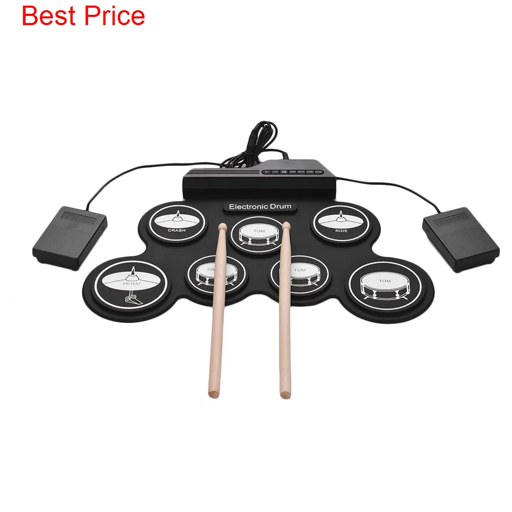 

5Pcs Silicone Hand Roll Shelf Drum With Three-dimensional Pattern Tone To Cultivate Children's Interest Usb Hand Roll