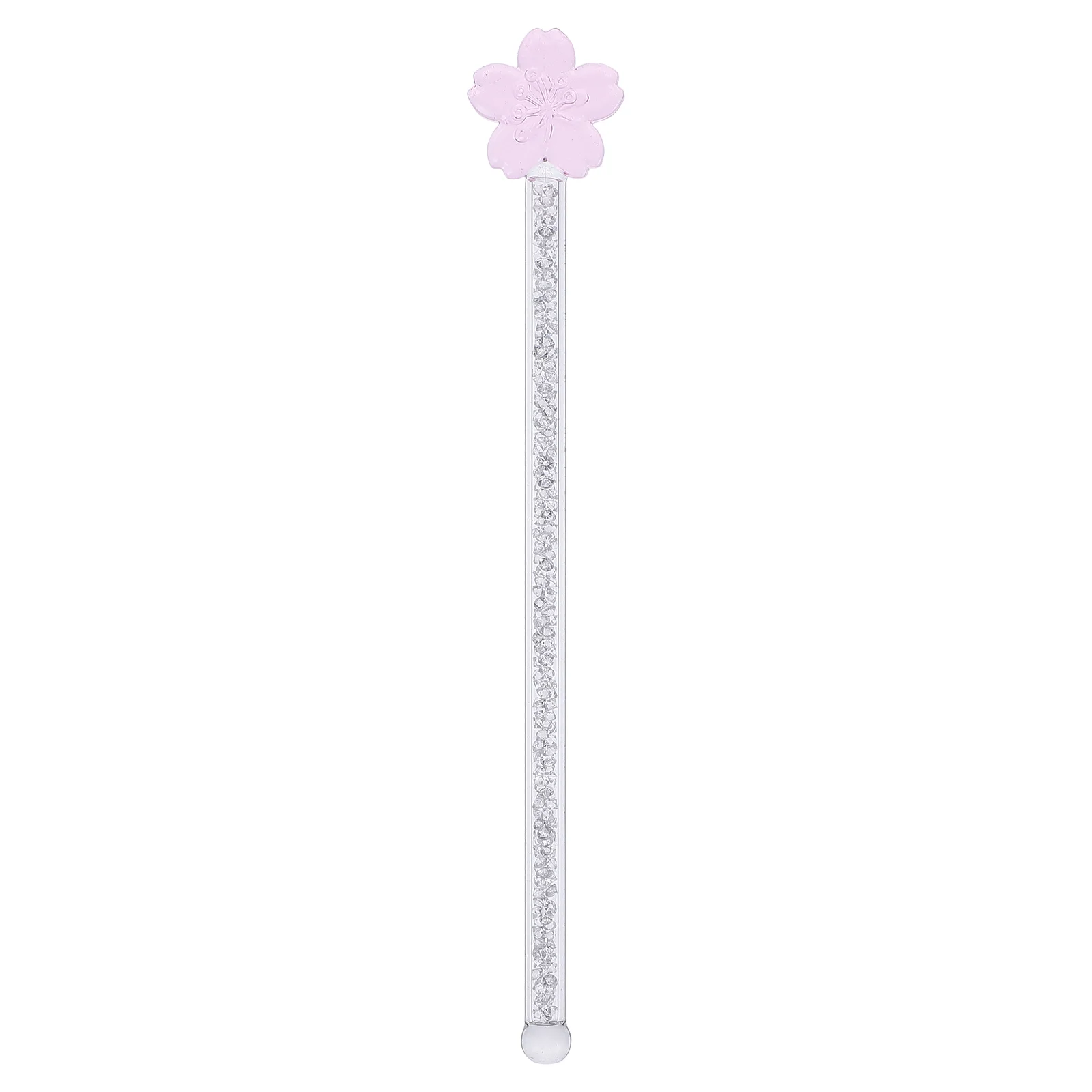 

Beverage Stirrers Crystal Glass Espresso Stirring Rod Coffee Mixer Wand Flower Stick Swizzle