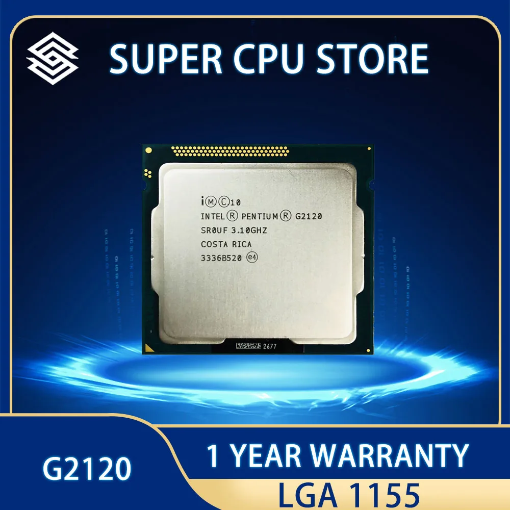 

Процесintel Pentium G2120, 3,1 ГГц, LGA 1155, двухъядерный, 3 Мб, 55 Вт