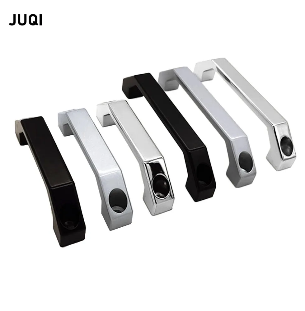 

U-type ls520 aluminum alloy handle black cabinet handle square furniture hardware stainless steel cabinet wardrobe drawer handle