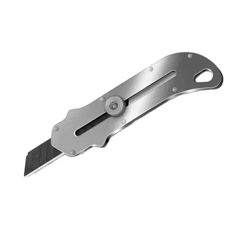 Stainless Steel Utility Knife All Steel Wallpaper Knife Industrial Grade Out Of The Box Knife Large Flippers Zero Navaja Faca