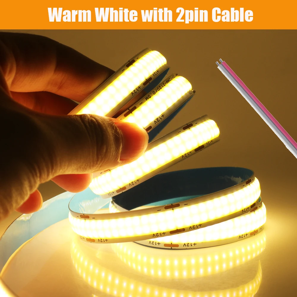 

GAHADA Гибкая светодиодная лента COB 600 светодиодов/м