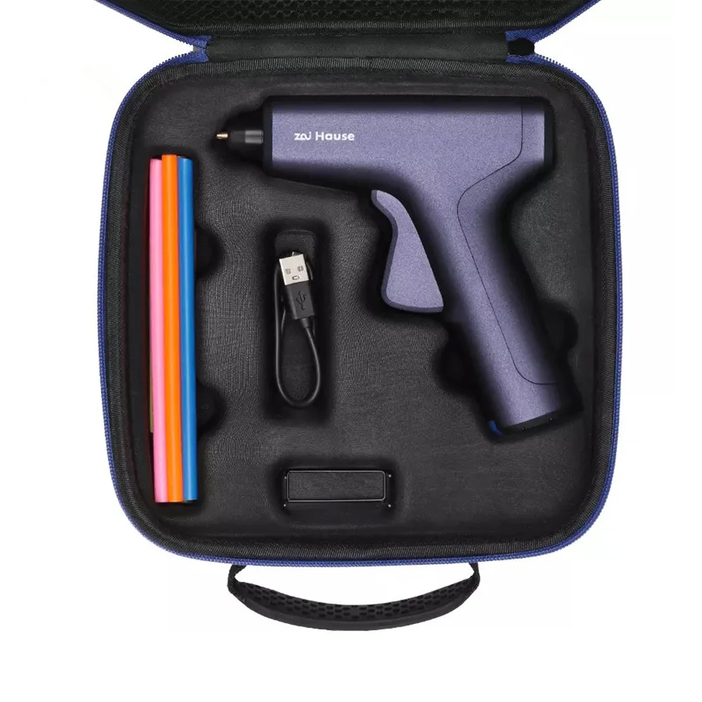 Zai Hause Cordless Hot Glue Gun Rapid Heating Glue Gun Kit with Premium Glue Stick For Home Hot Silicone Gun
