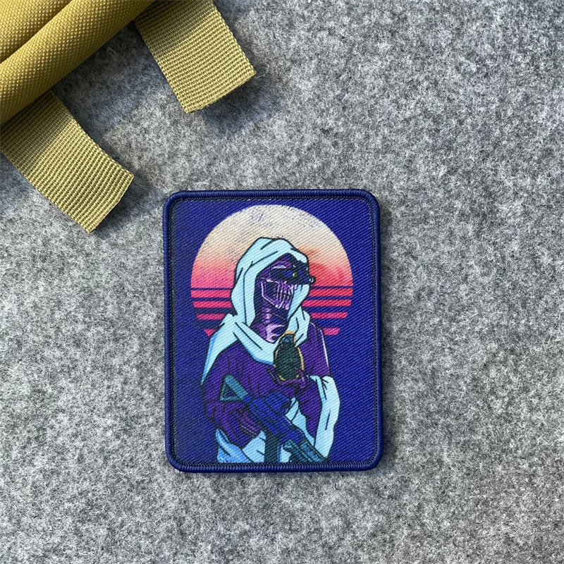 Тактическая нашивка Ретро Смерть с черепом устройство ночного видения значок