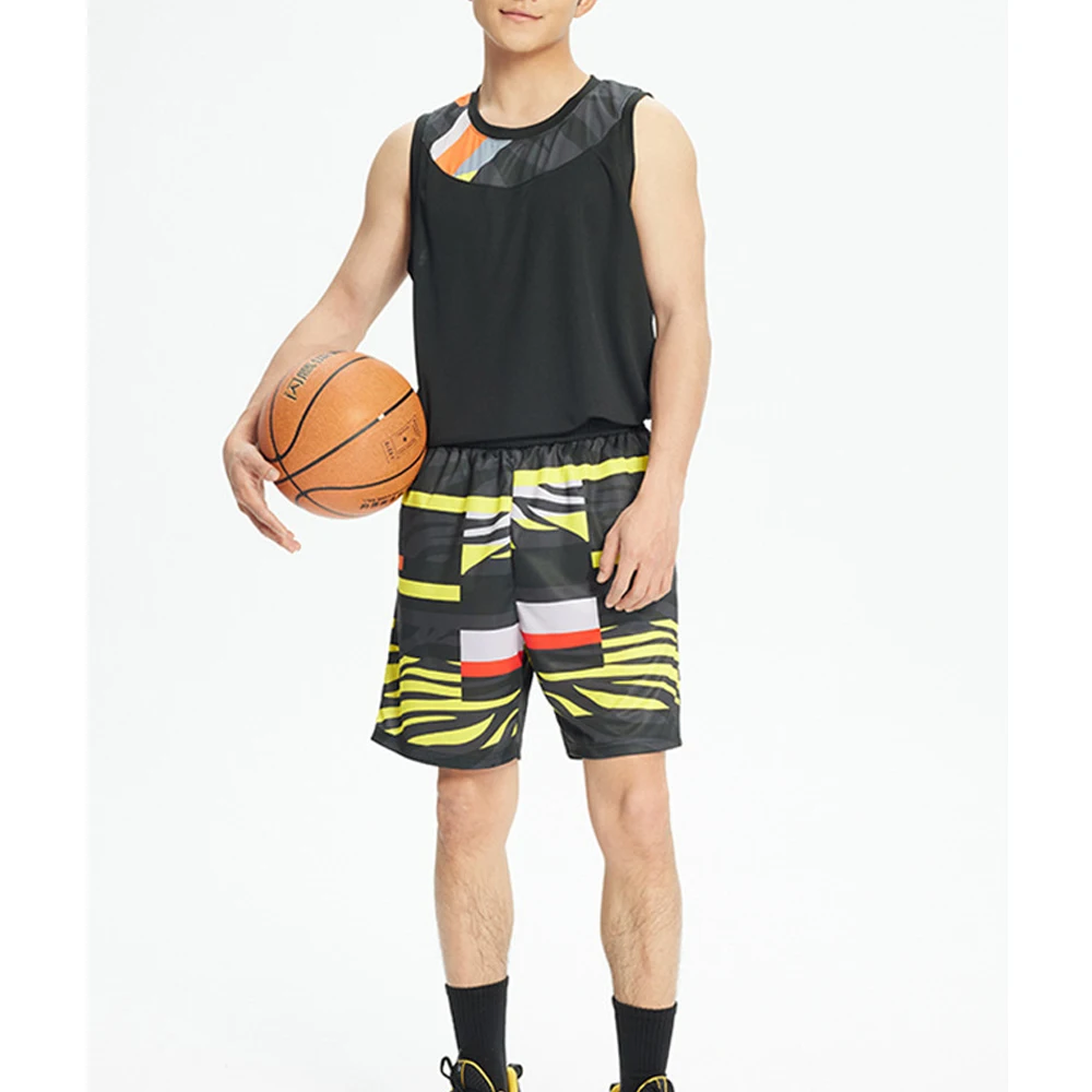 Спортивный костюм мужской для баскетбола майка и шорты сетчатая спортивная