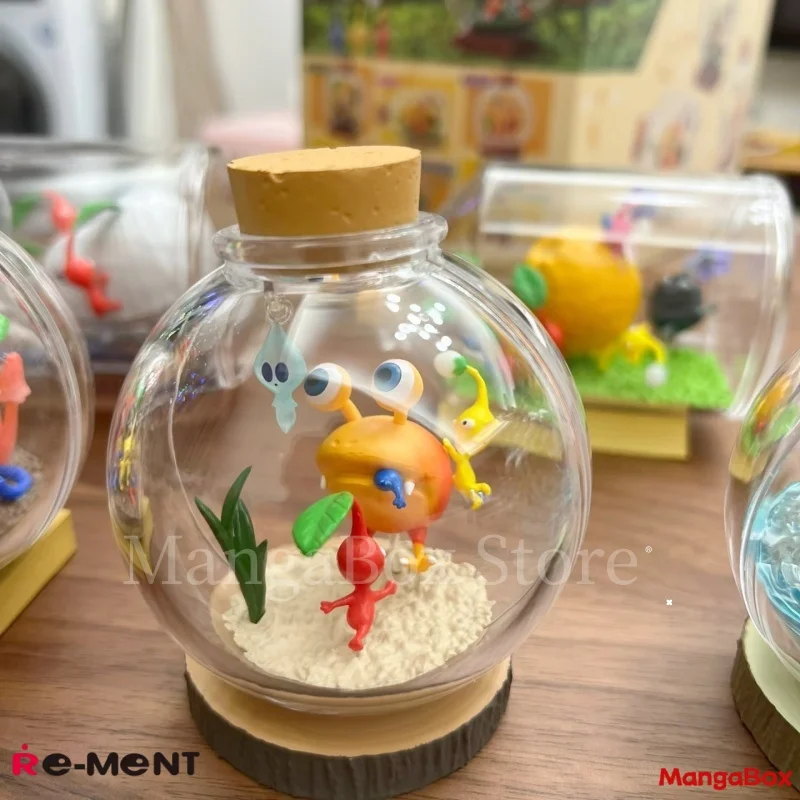 Re-Ment Pikmin Миниатюрная сцена Коллекционный дисплей Vol.1 & Vol.2 Слепая коробка Модная прозрачная стеклянная бутылка Игрушка и хобби (art.: 3920d3dfd05fb) - 3920d3dfd05fb