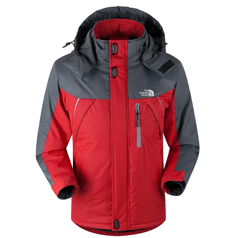 

Мужская зимняя куртка на молнии с капюшоном, теплая легкая водонепроницаемая куртка, 2021