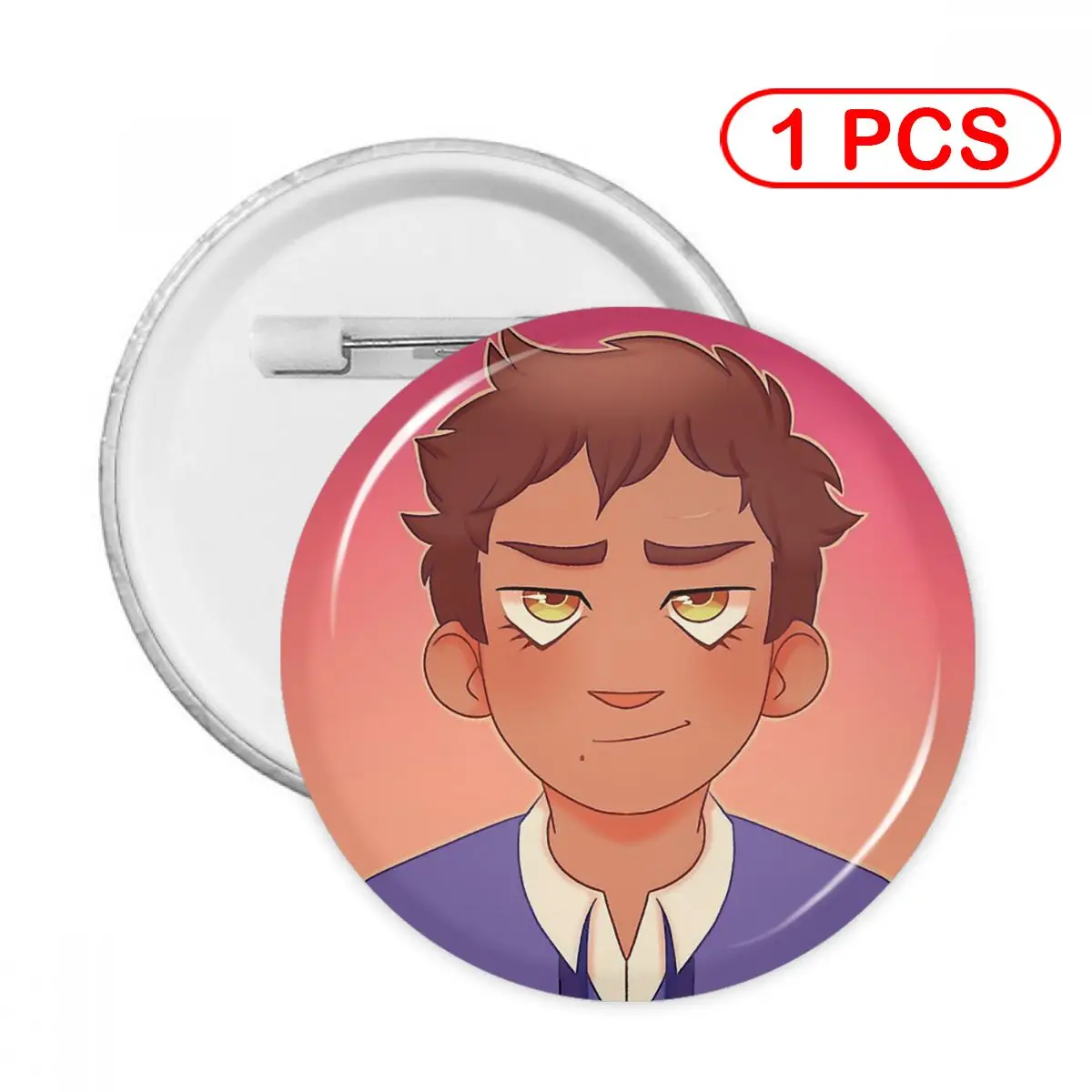 

1 Soft Button Pin Clothes Brooch Creative Pins Jewelry Decor Cute Badge Will Barkley Pin Pin Women Child Lapel