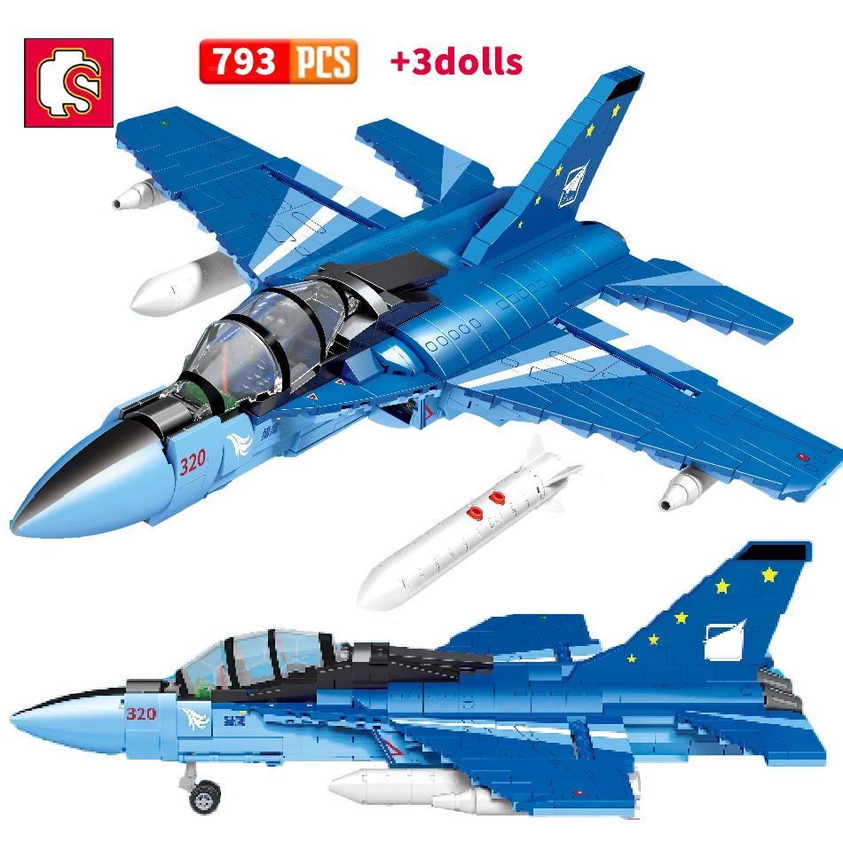

SEMBO 793 шт. истребитель военный городской самолет строительные блоки L-15 Falcon Advanced Trainer самолет кирпичи подарки игрушки для детей