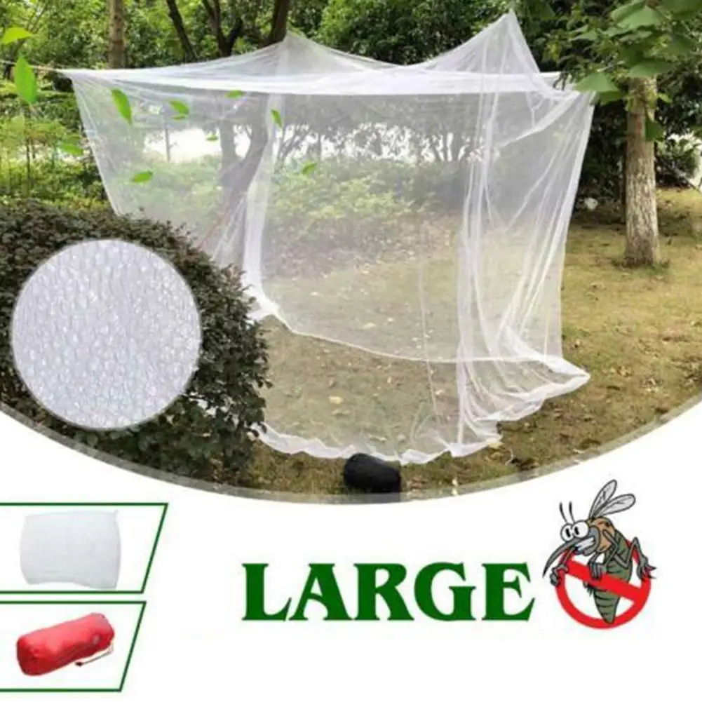 

Комнатная и уличная палатка для хранения насекомых, прямоугольная клетчатая большая дорожная сетка для отпуска от комаров и москитов для к...