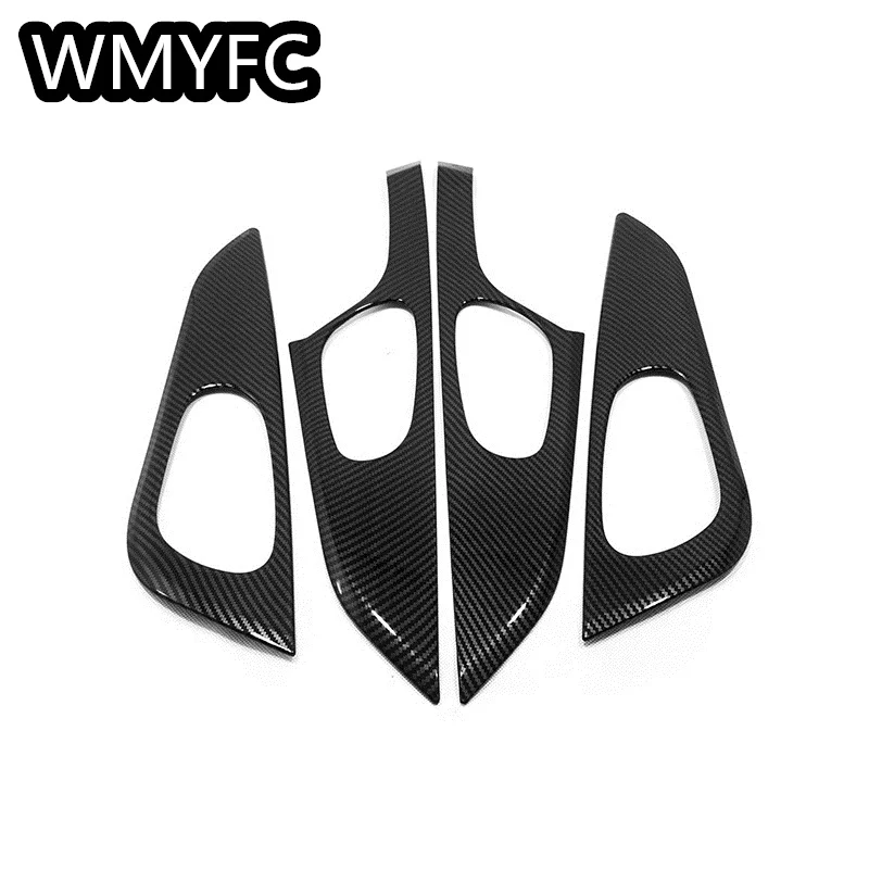 

Inner Door Handle Bowl Cover Trim ABS Carbon fiber for Nissan Qashqai J11 Sport Rogue 2014- 2019 2020 Interior Mouldings