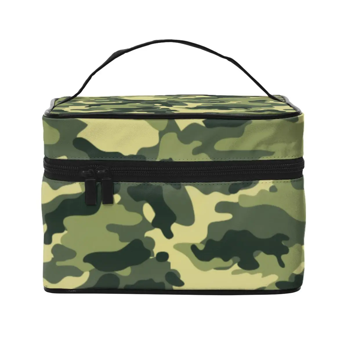 

Лесной камуфляж, косметички, армейский Камуфляжный принт, вместительные Органайзеры для хранения с ручкой, для путешествий, для девушек, ко...