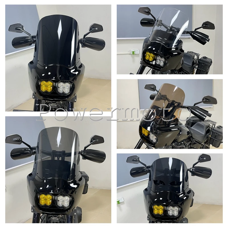 Обтекатель для фар мотоцикла в клубном стиле Baja LP6 комплект кронштейнов Harley Softail