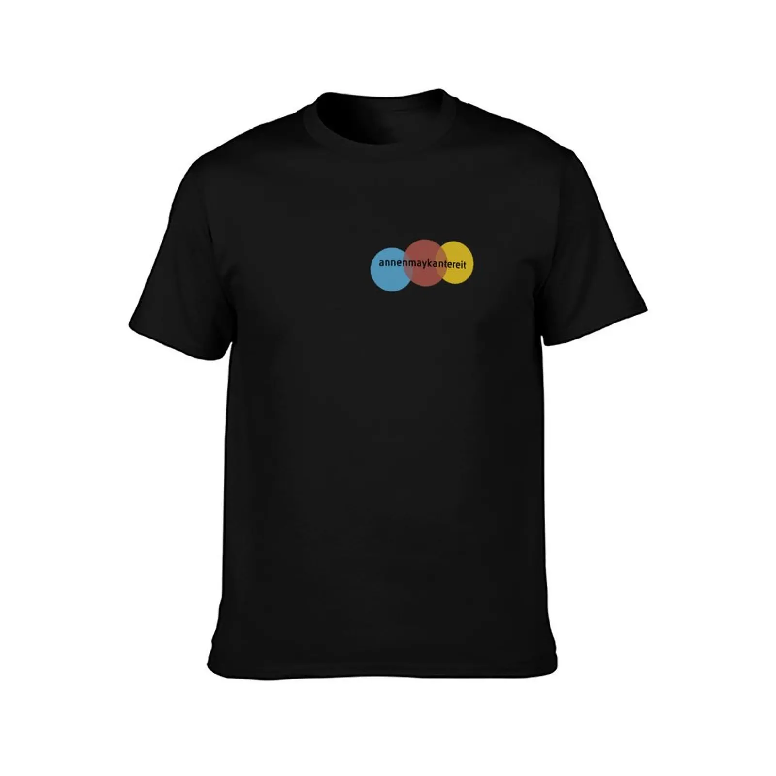 Фото Футболка AnnenMayKantereit Merch, простая однотонная футболка с круглым вырезом №2