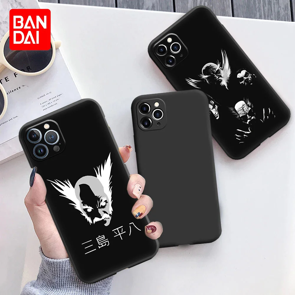 

Bandai Phone Case for iphone 13 11 12 Pro XS Max Mini XR SE 2022 8 7 6 6S Plus X TEKKEN 7 Cute Soft Black Silicone Back Cover