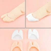 1 pair toe protector silicone gel pointe toe cap cover for toes soft pads protectors for ballet shoes feet care tools pedicure