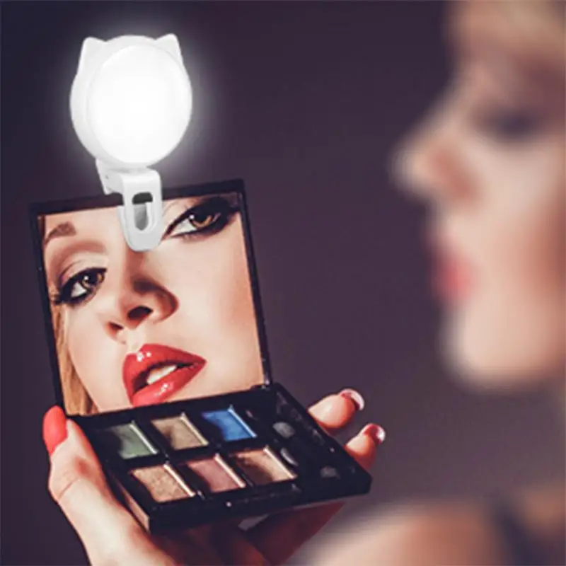 Перезаряжаемый светильник для селфи перезаряжаемый телефона с 3-мя режимами
