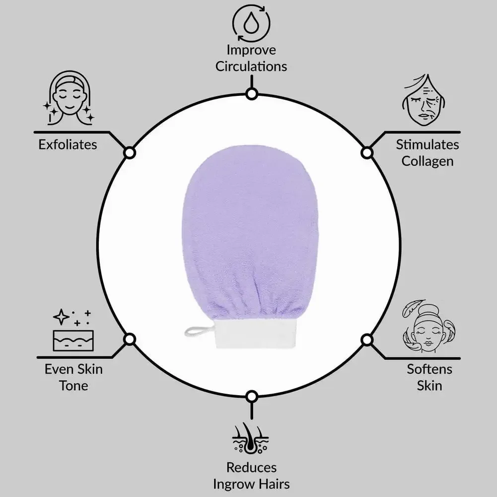 Набор отшелушивающих перчаток премиум-класса 12-дюймовые марокканские