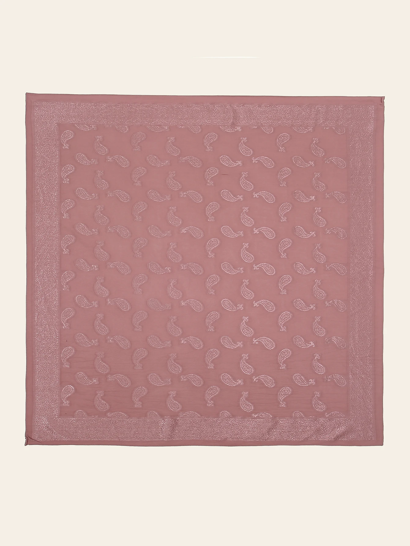 Модный квадратный цветочный шарф с Пейсли для женщин мусульманский мгновенный