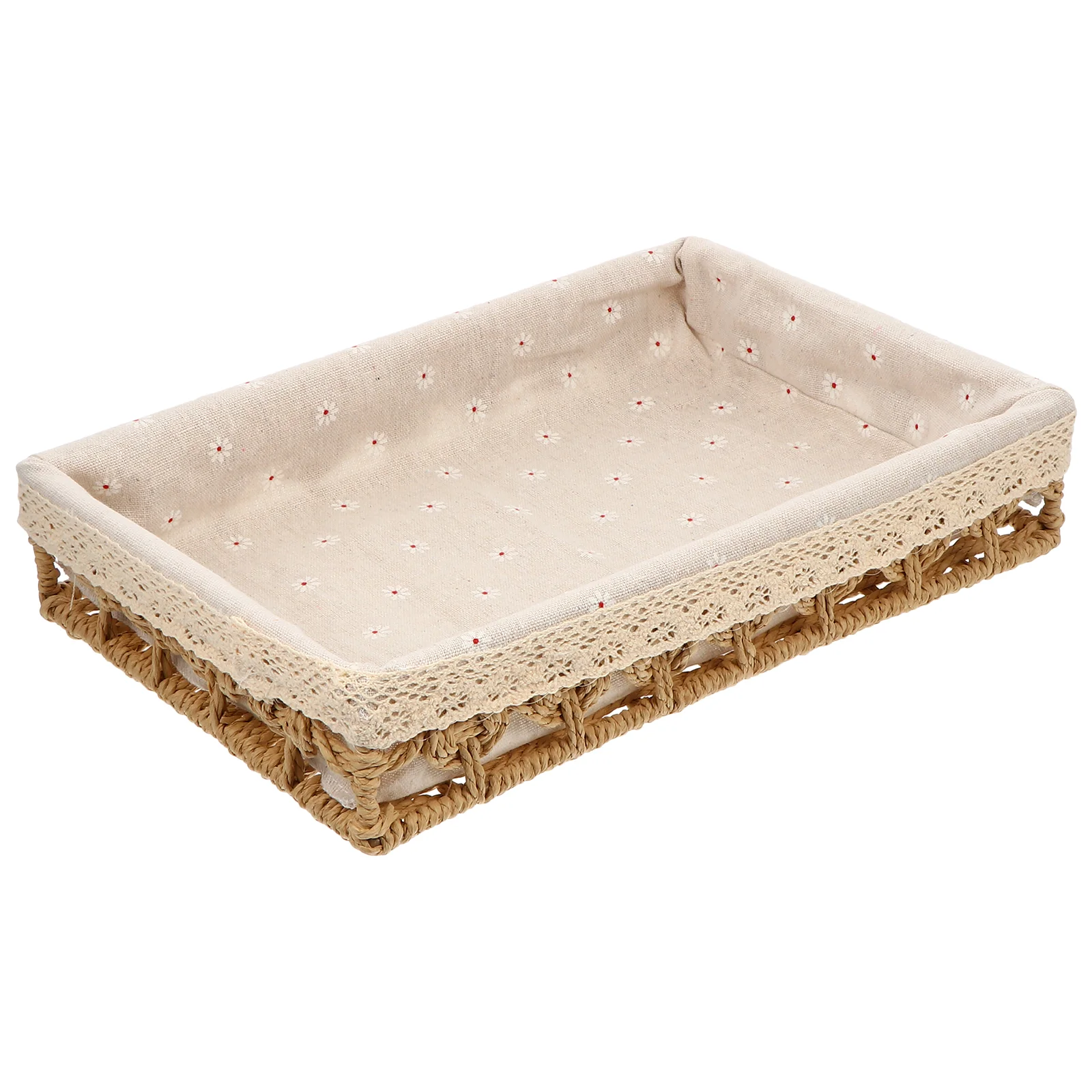 

Basket Wicker Woven Storage Liner Organizer Rattan Tray Cube Stackable Kitchen Cabinets Serving Bread Baskets Farmhouse Fruit