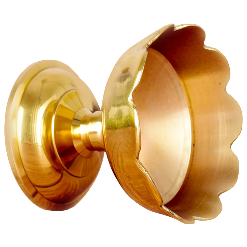 Латунная лампа с маслом винтажный декор держатели для чайных свечей цветок