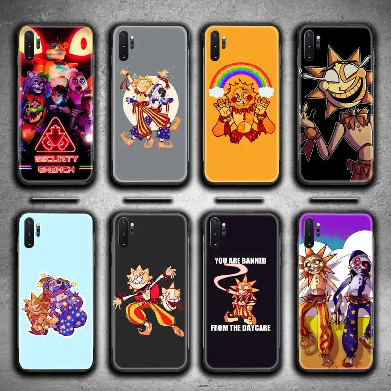 

FNAF Security Breach Sundrop Phone Case For Samsung Galaxy Note20 ultra 7 8 9 10 Plus lite M51 M21 M31S J8 2018 Prime
