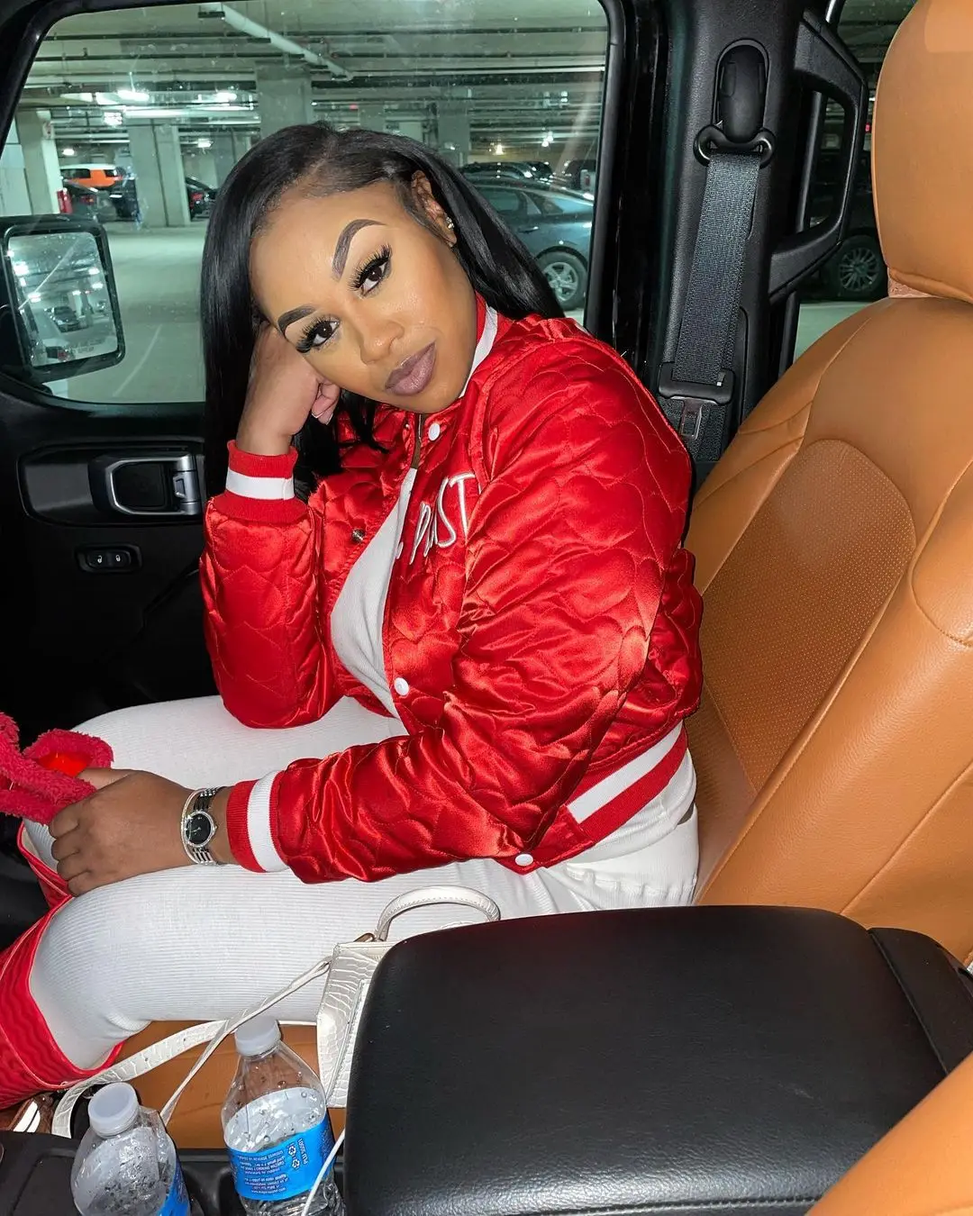 Winter Women Embroidery  Puffer Coat High Collar Long Sleeve Tops Full Zipper Fashion Casual Female Jacket Streetwear Clothes