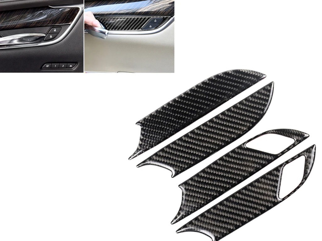 

Car Interior Door Handle Bowl Panel Frame Cover Trim Handknob Sticker Decor Strip For Cadillac XT5 2016-2023