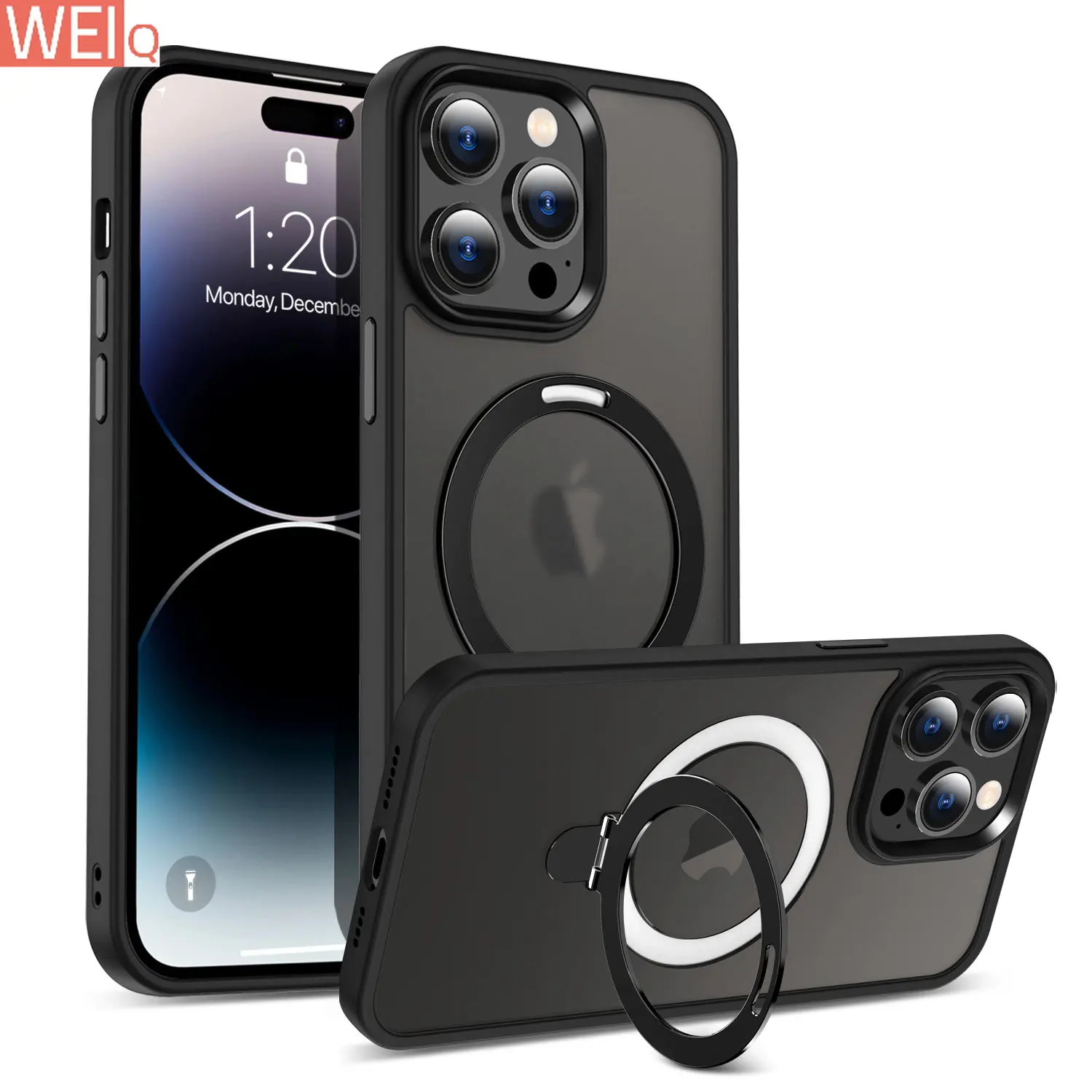 

Магнитный чехол-подставка для iPhone 14 Plus 13 Pro Max 12 14Pro 13Pro 12Pro