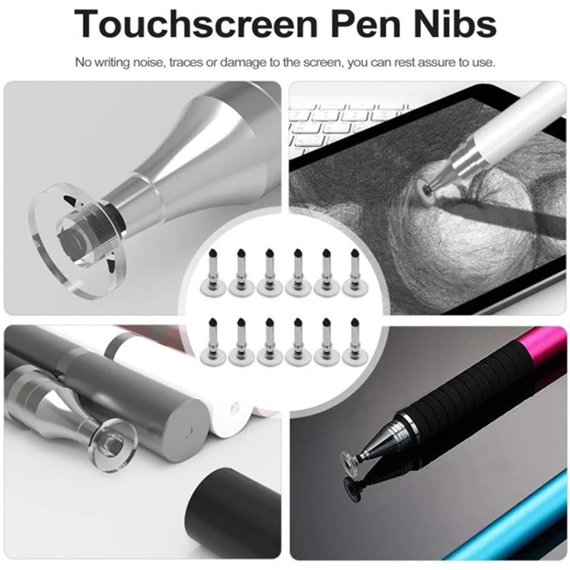 

12 шт. универсальные запасные наконечники для сенсорного экрана