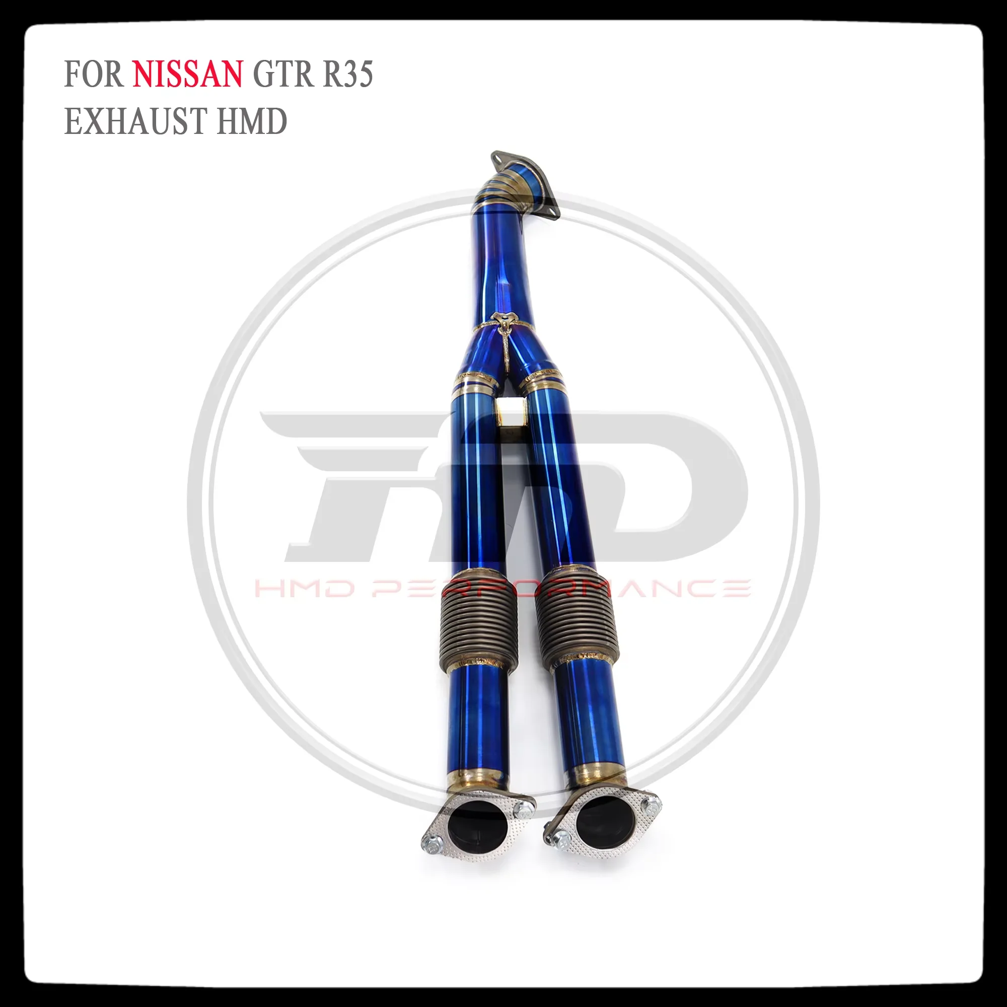 Выхлопная система HMD высокая производительность передняя труба для NISSAN GTR R35