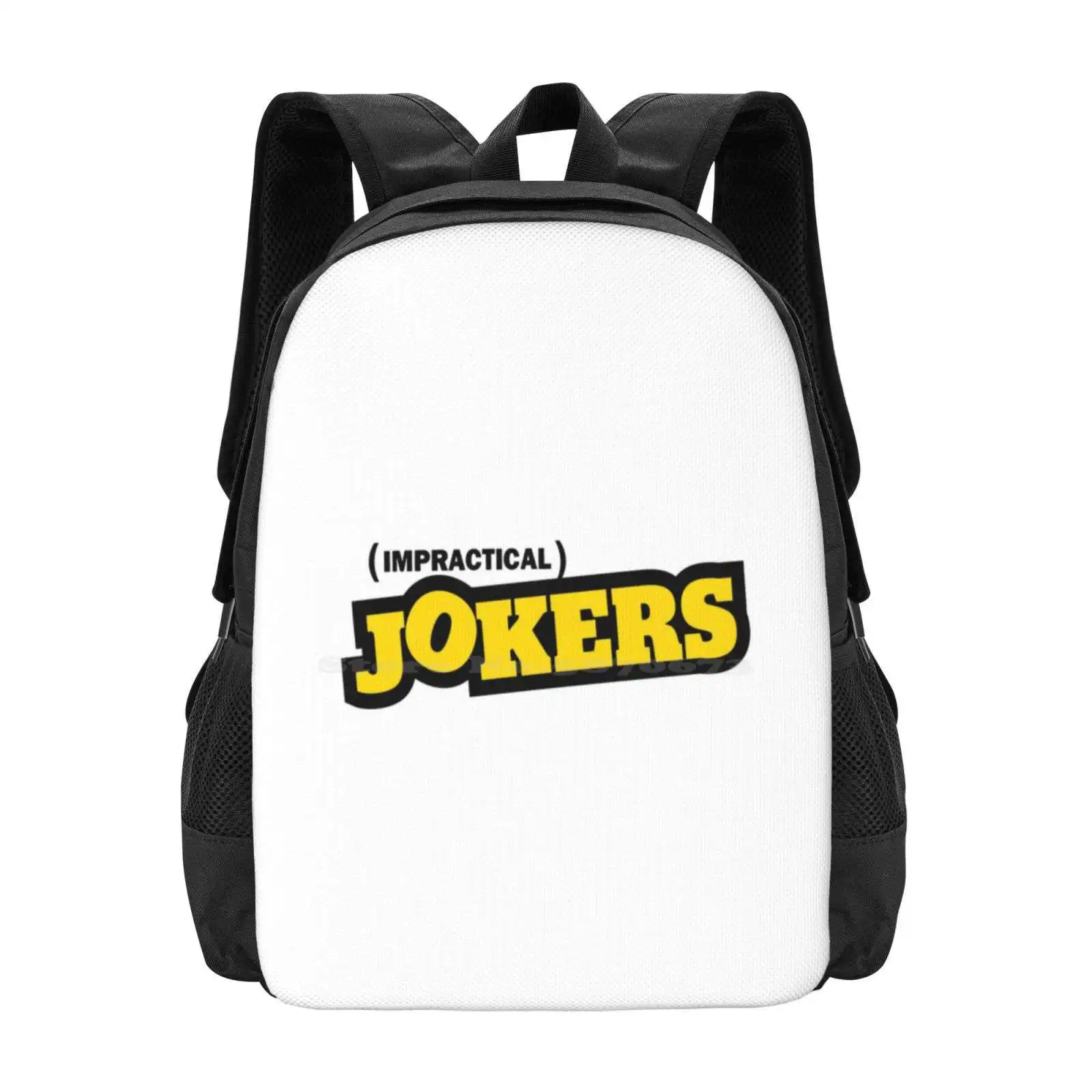 Jokers Backpack For Student School Laptop Travel Bag Sal Impractical James Tv Murray Vulcano Impractical Jokers Sal Vulcano