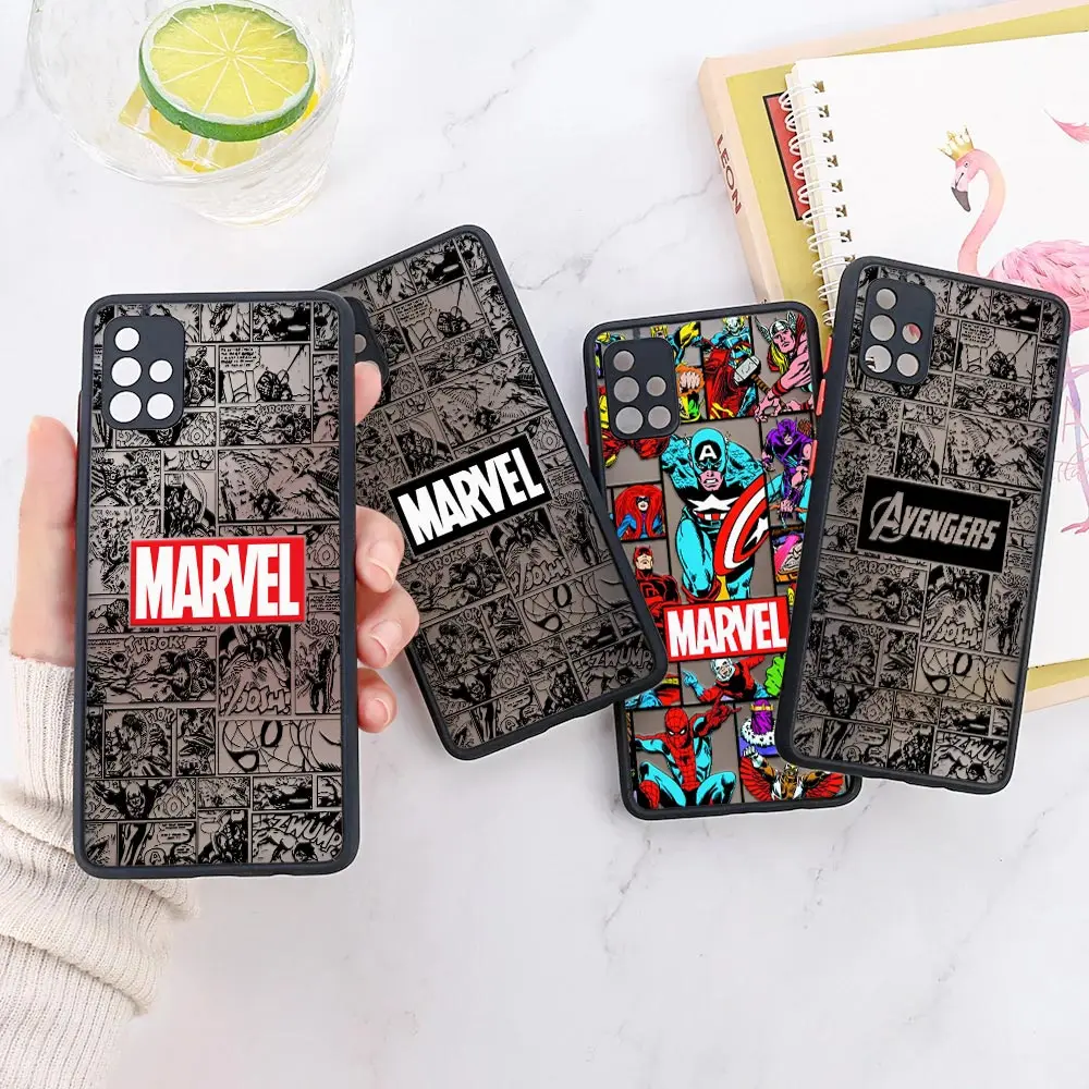 

The Avengers Marvel Comics Funda For Galaxy A13 Cases Samsung A52 A53 5G A72 A73 A23 A33 21S A52s A32 A51 Matte Covers Deadpool