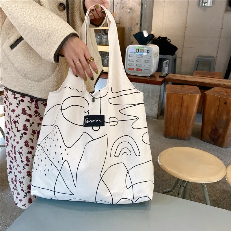 

Large simple student handbag single-shoulder Top-Handle Bags BB-172