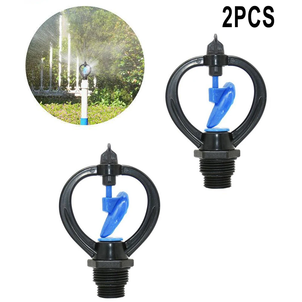 

2Pcs 1/2In 3/4In Garden Lawn Irrigation 360 Degree Automatic Rotary Nozzle Sprinkler Garden Lawn Watering Sprinkler