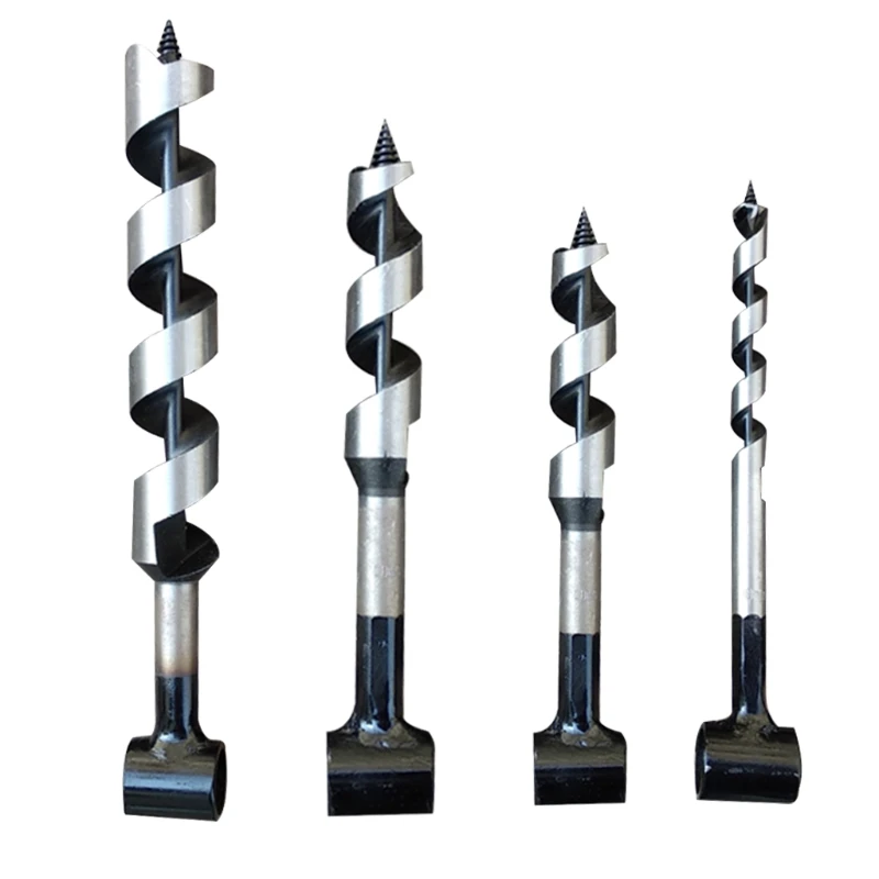 

High Carbon Steel l Auger Bit Set Woodworking Hand Drill 0.39/0.78/0.98/1.18In