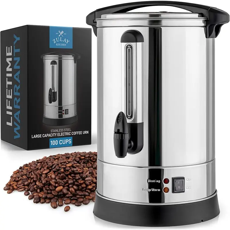 

Cup Commercial Coffee Urn - Stainless Steel Coffee Dispenser