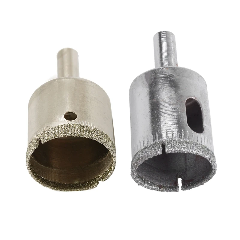 

2 Pcs Hole Saw Diamond Tipped Tile Ceramic Glass Hole Saw Drill Bit, 30Mm & 25Mm