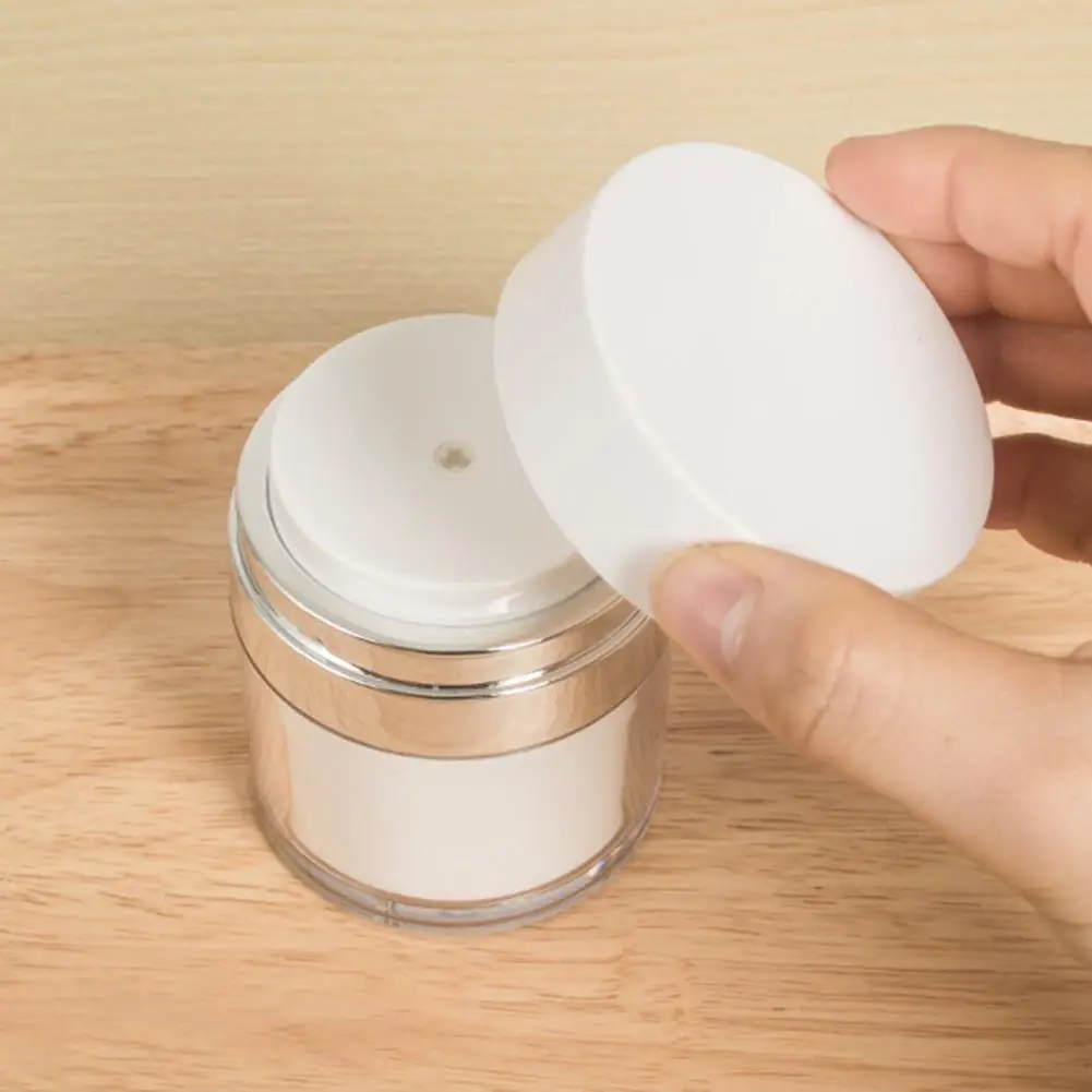 

Cream Bottles 3Pcs Functional Space-saving Compact Empty Refillable Cosmetic Jars Home Use